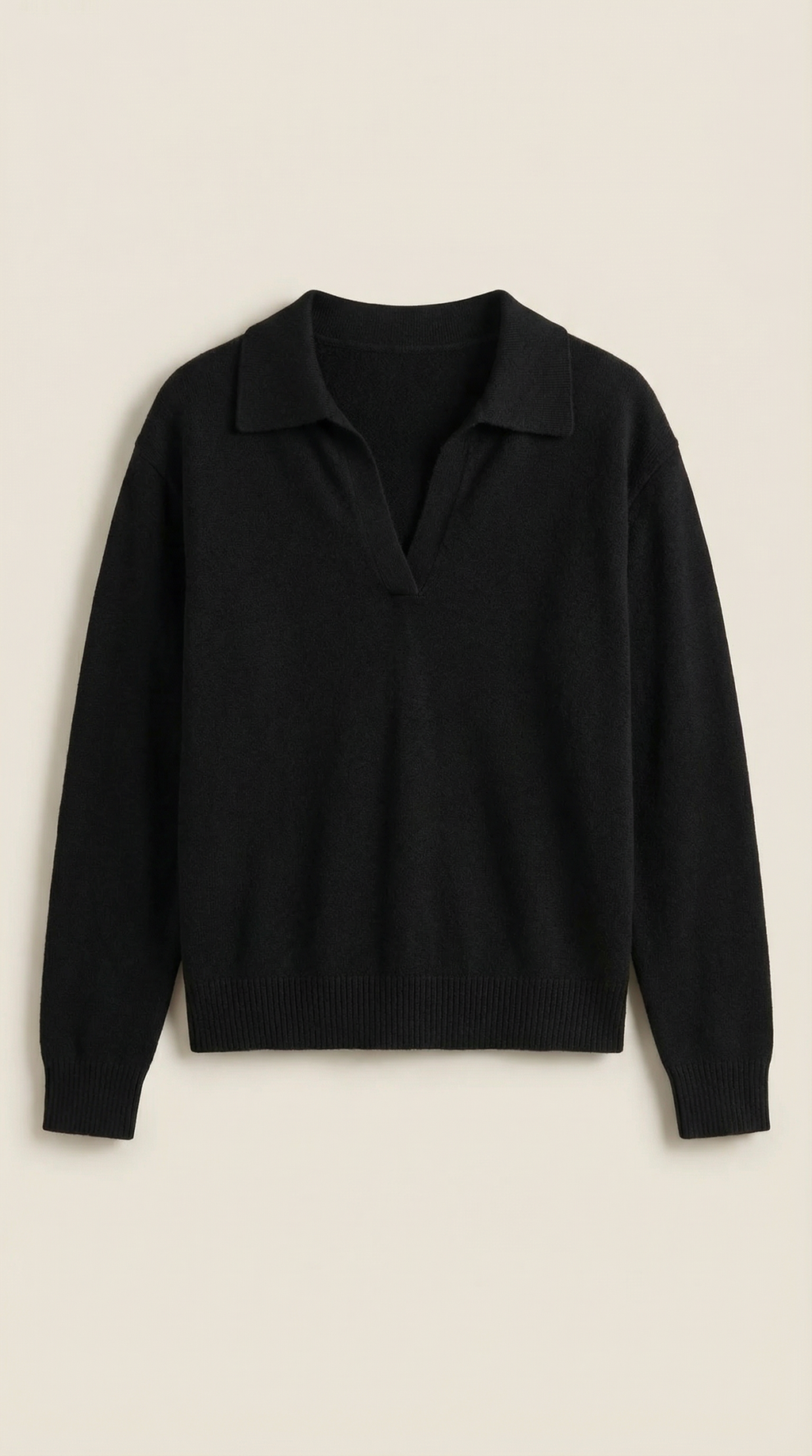 Jersey Margaret de Punto con Cuello Polo