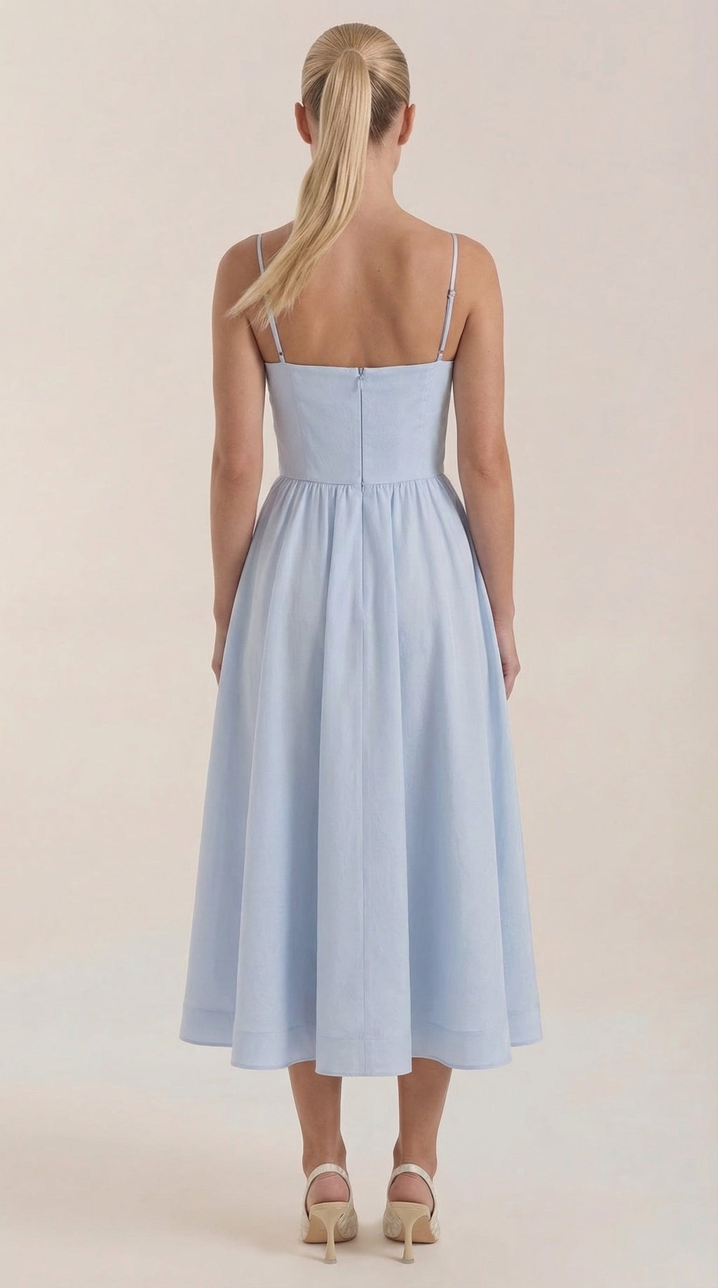 Vestido Midi Molly de Tirantes