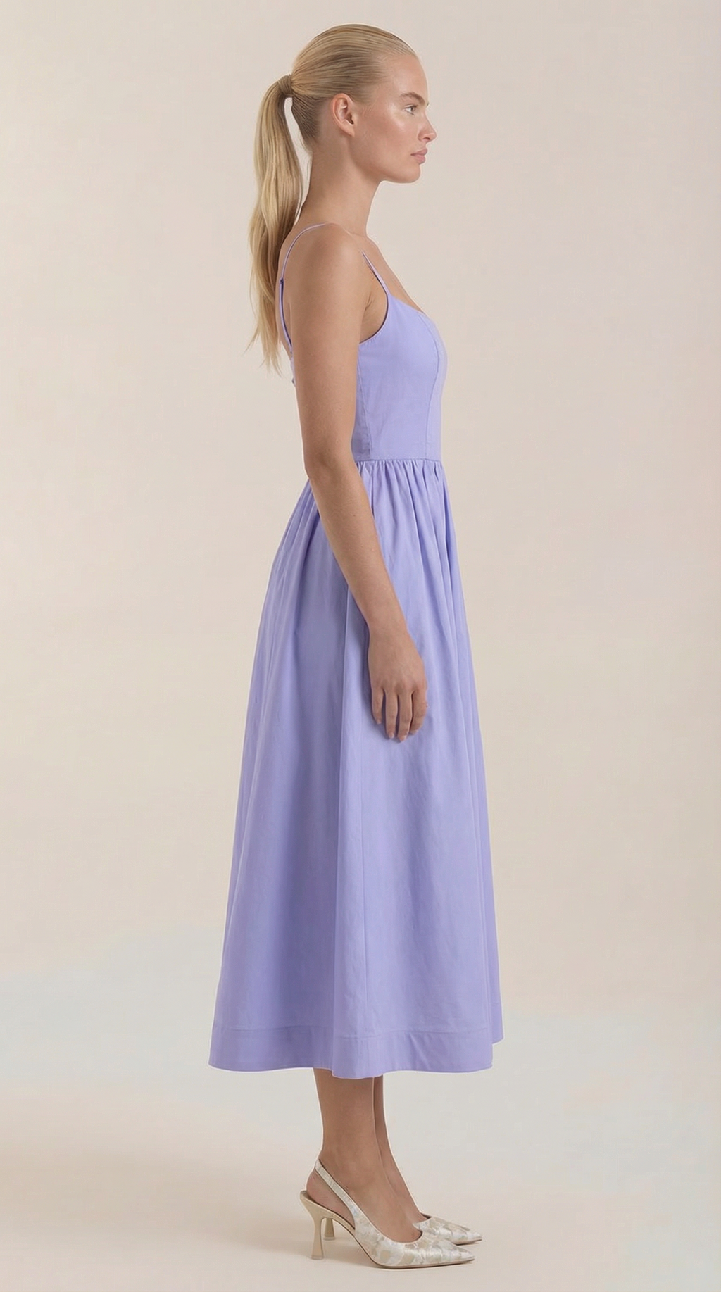 Vestido Midi Molly de Tirantes
