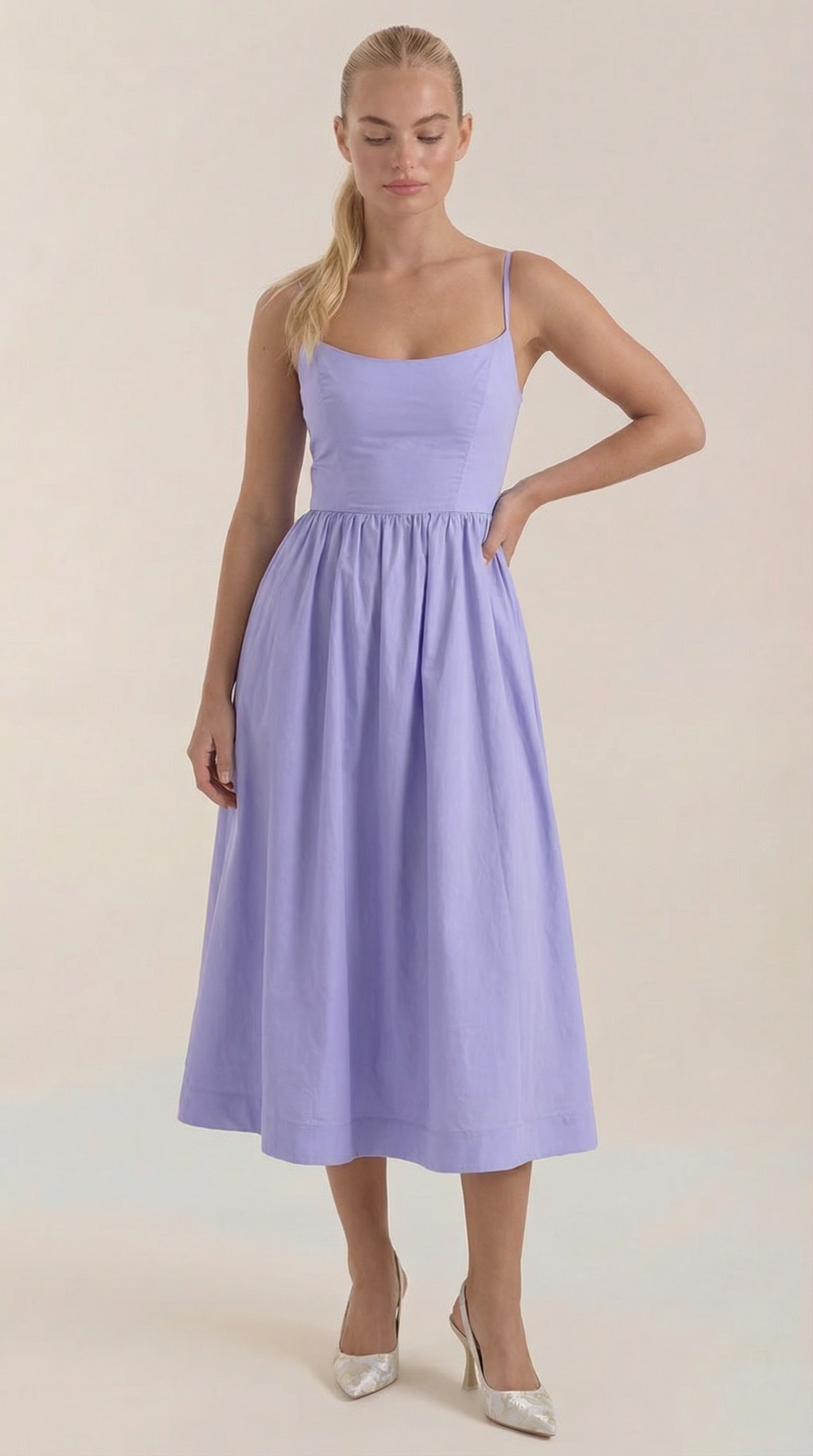 Vestido Midi Molly de Tirantes