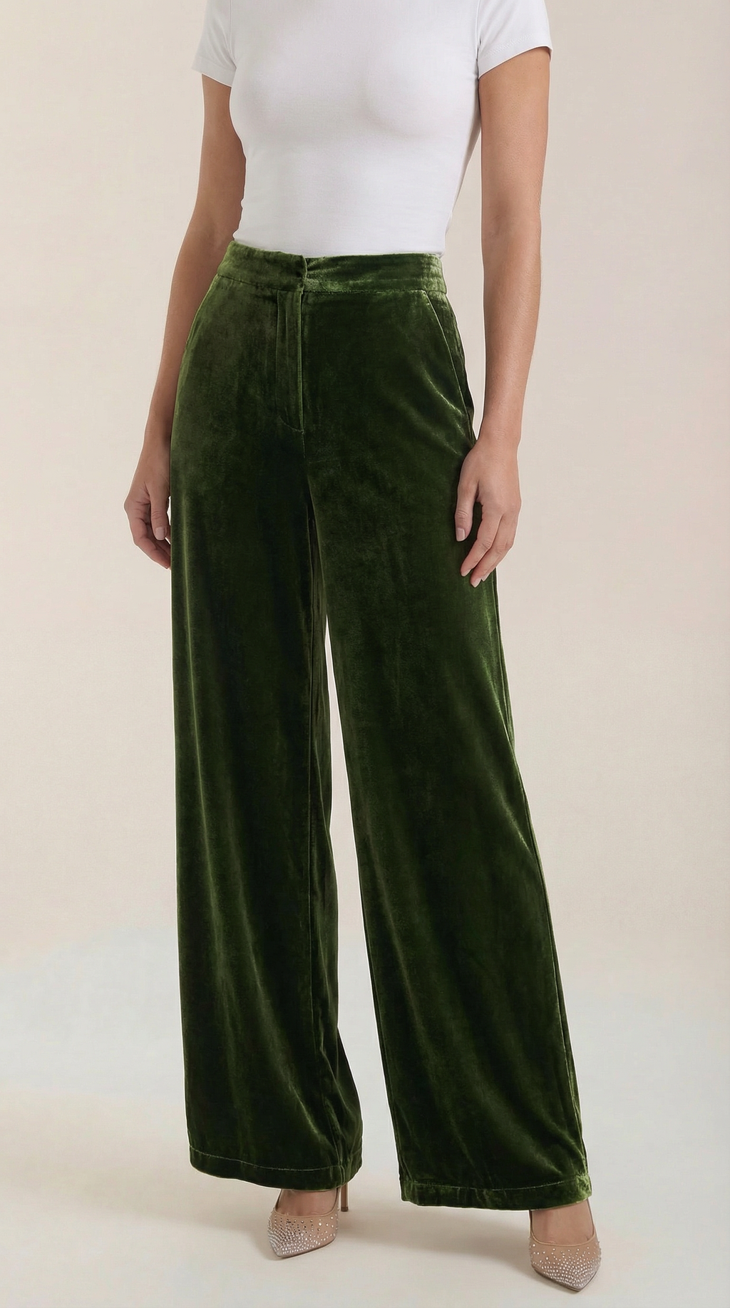 Pantalón Nadine de Tejido Brillante