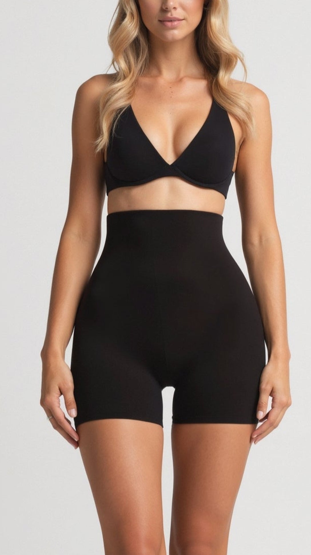 Shorts Sin Costuras hasta Medio Muslo