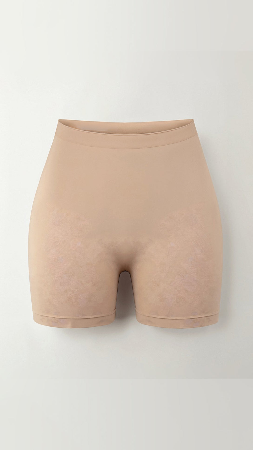 Shorts Sin Costuras de Tiro Alto sobre la Rodilla