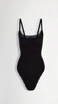 Body String Sin Costuras de Encaje