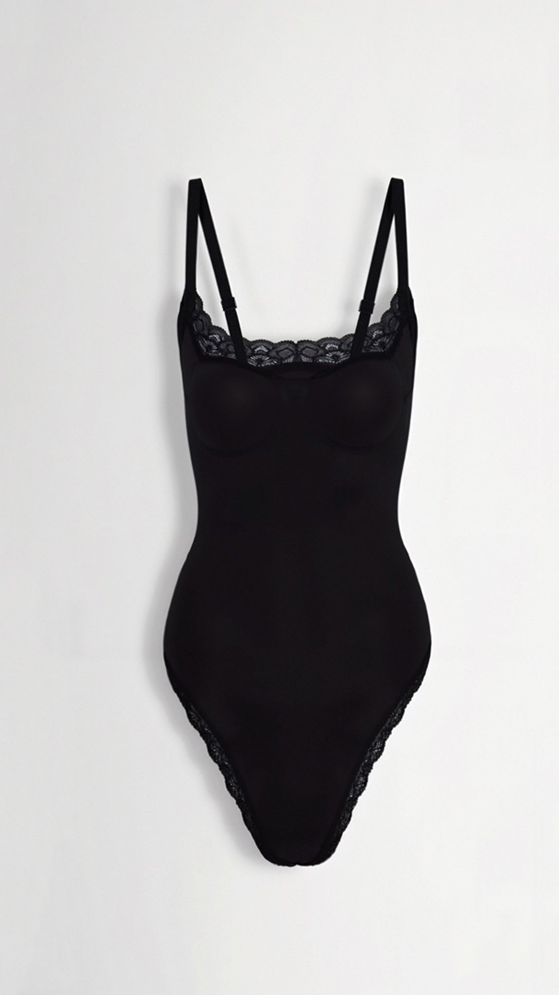 Body String Sin Costuras de Encaje
