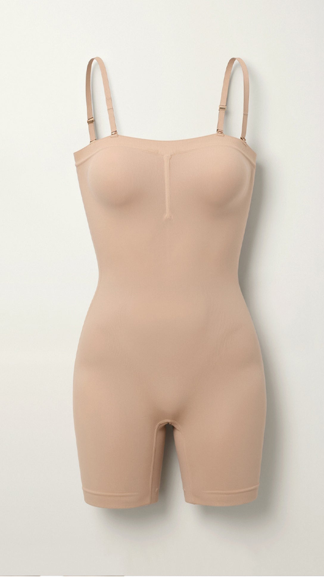 Body Short Sin Tirantes y Sin Costuras