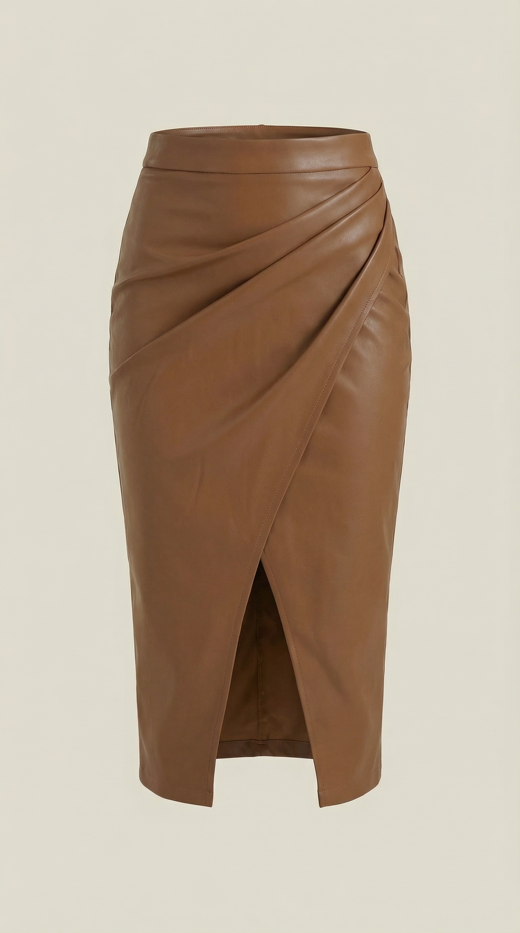 Falda Midi Natalie de Efecto Cruzado
