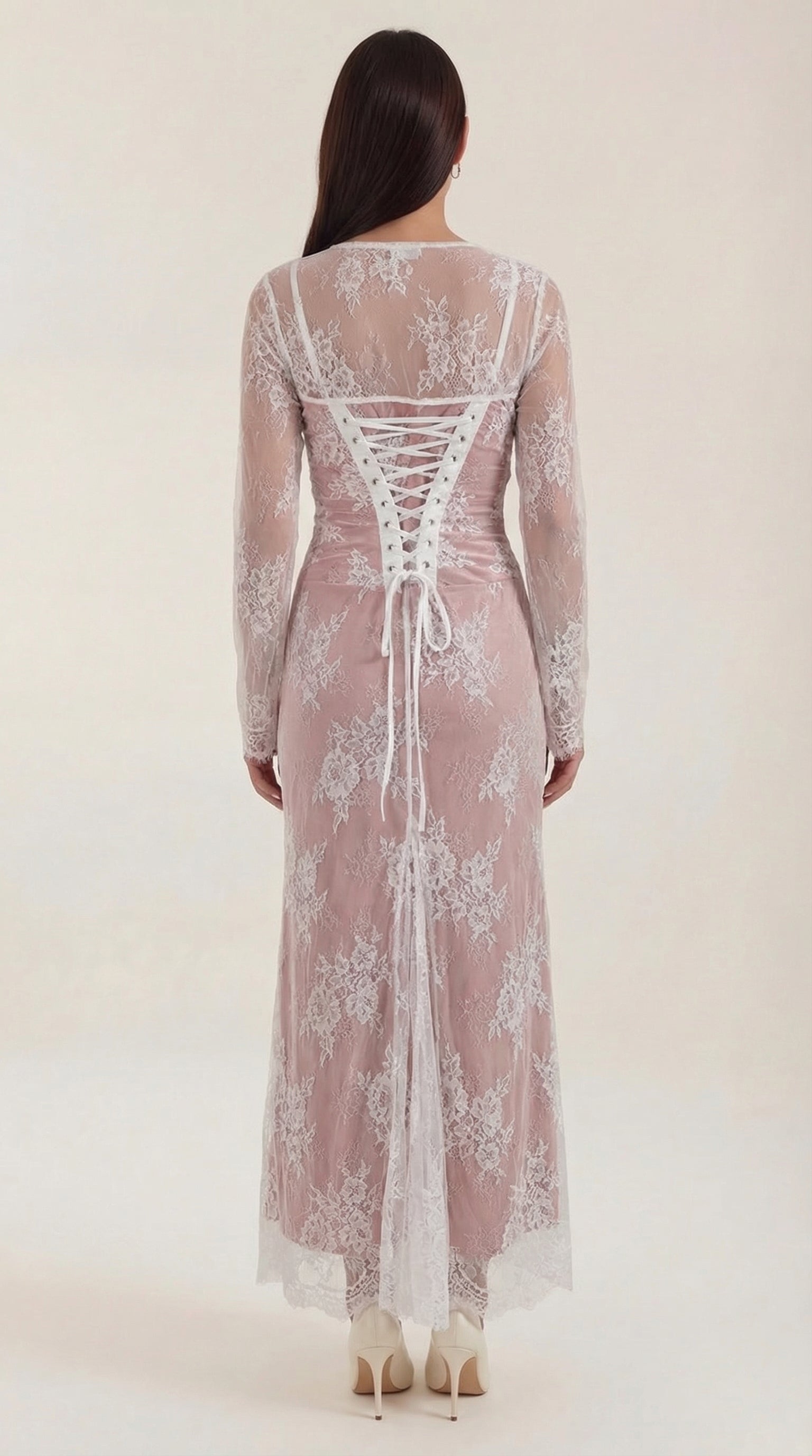 Vestido Maxi Nerissa de Encaje