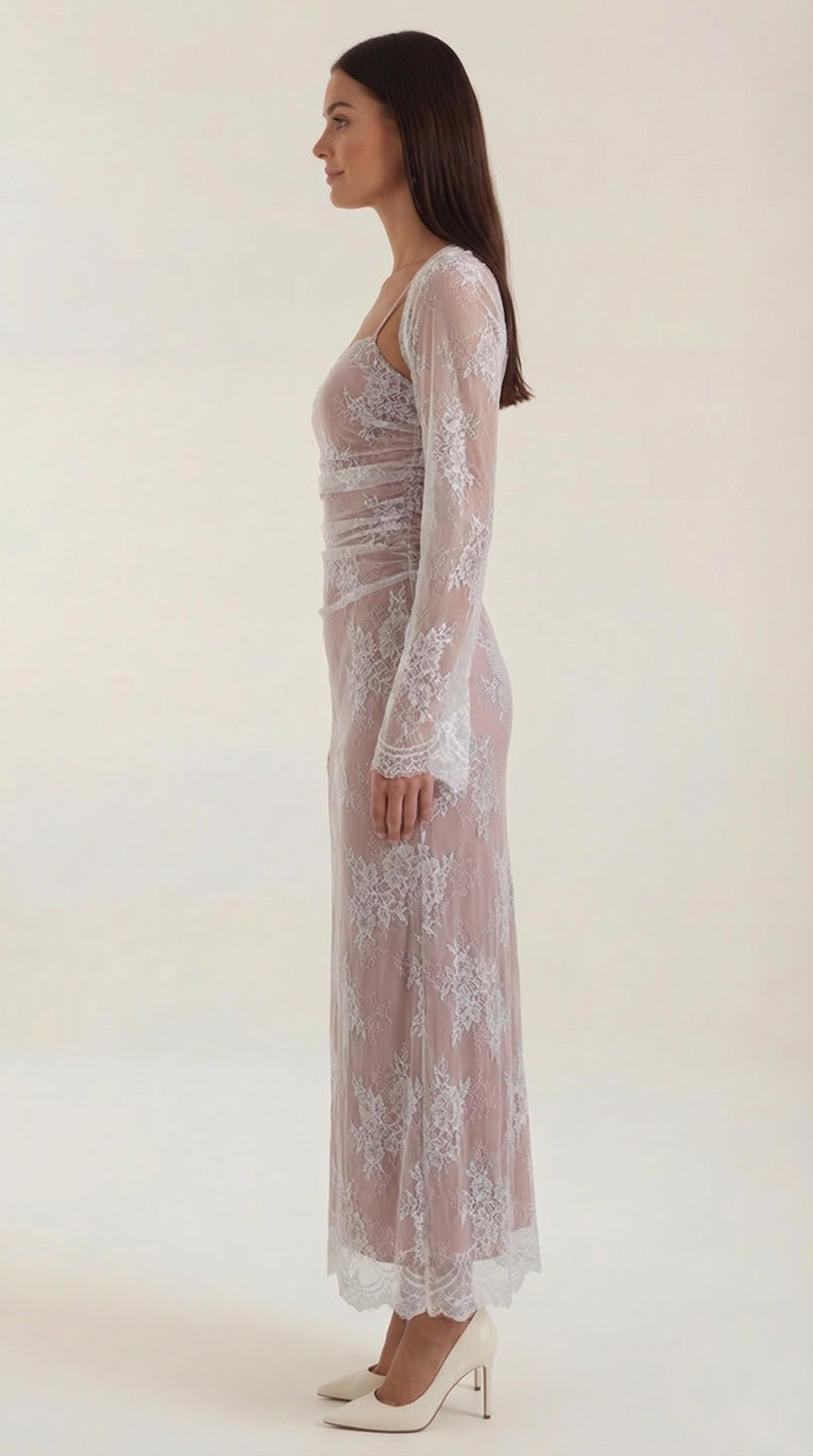 Vestido Maxi Nerissa de Encaje