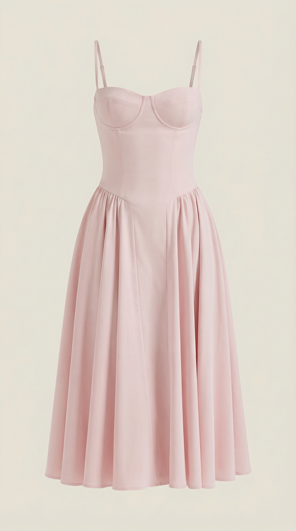 Vestido Midi Odette con Corsé