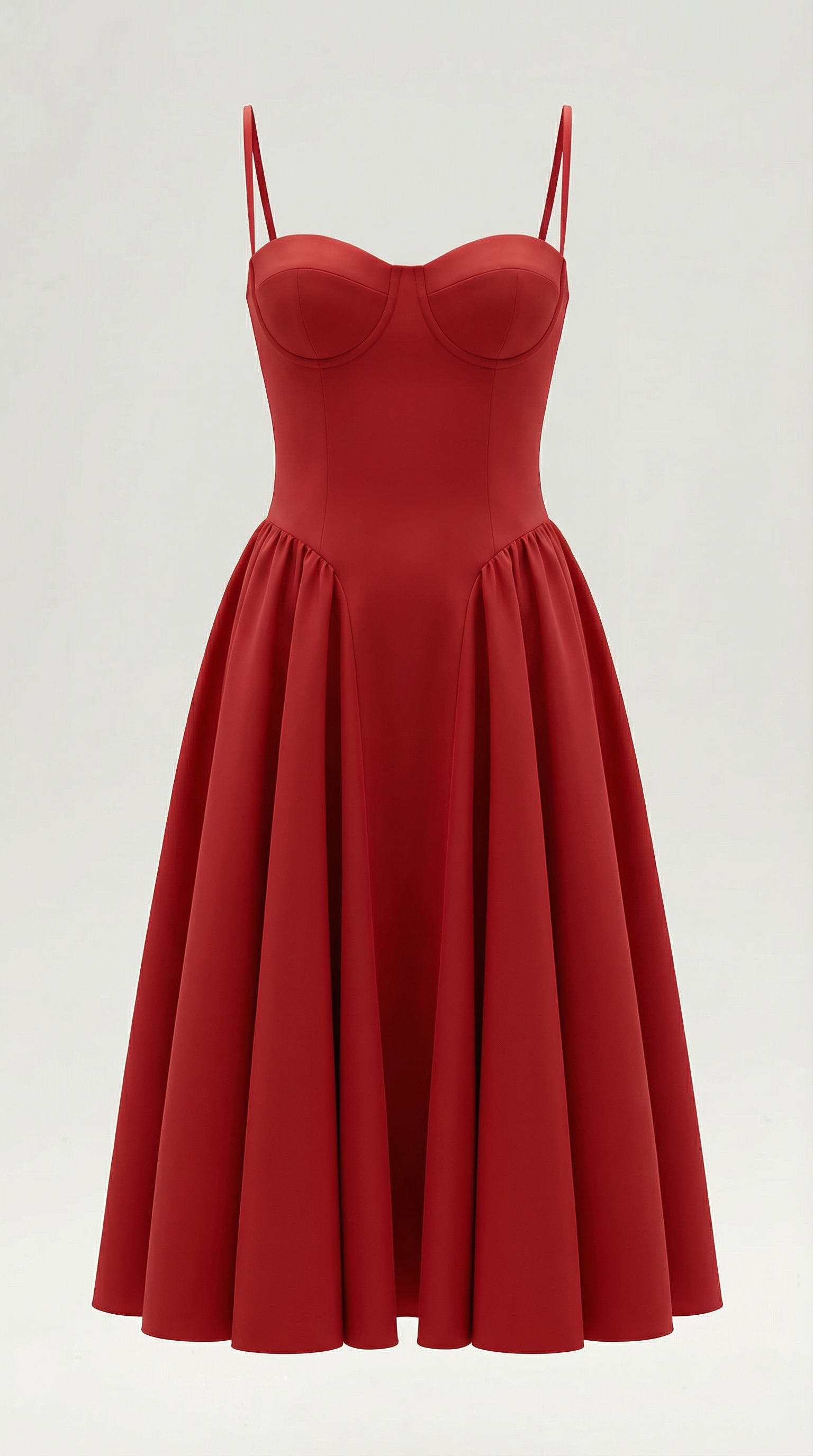 Vestido Midi Odette con Corsé