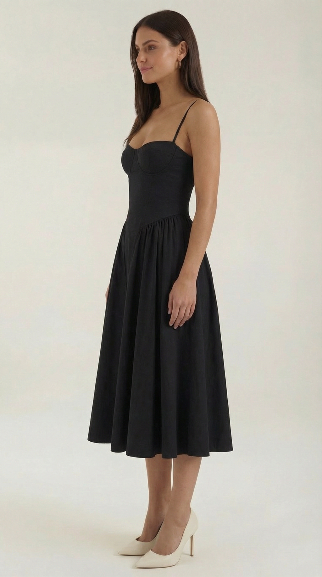 Vestido Midi Odette con Corsé