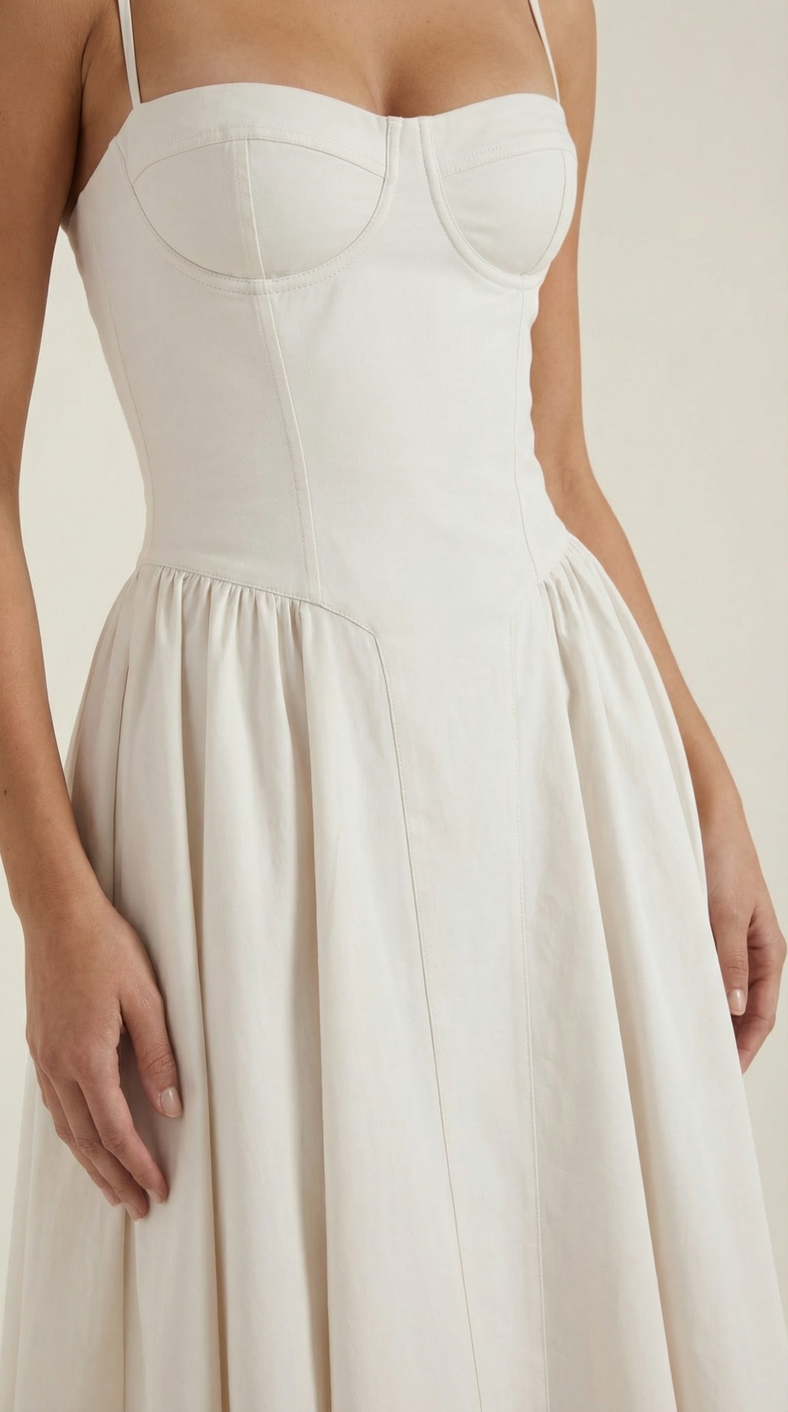 Vestido Midi Odette con Corsé