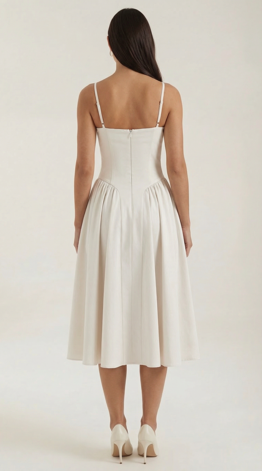 Vestido Midi Odette con Corsé