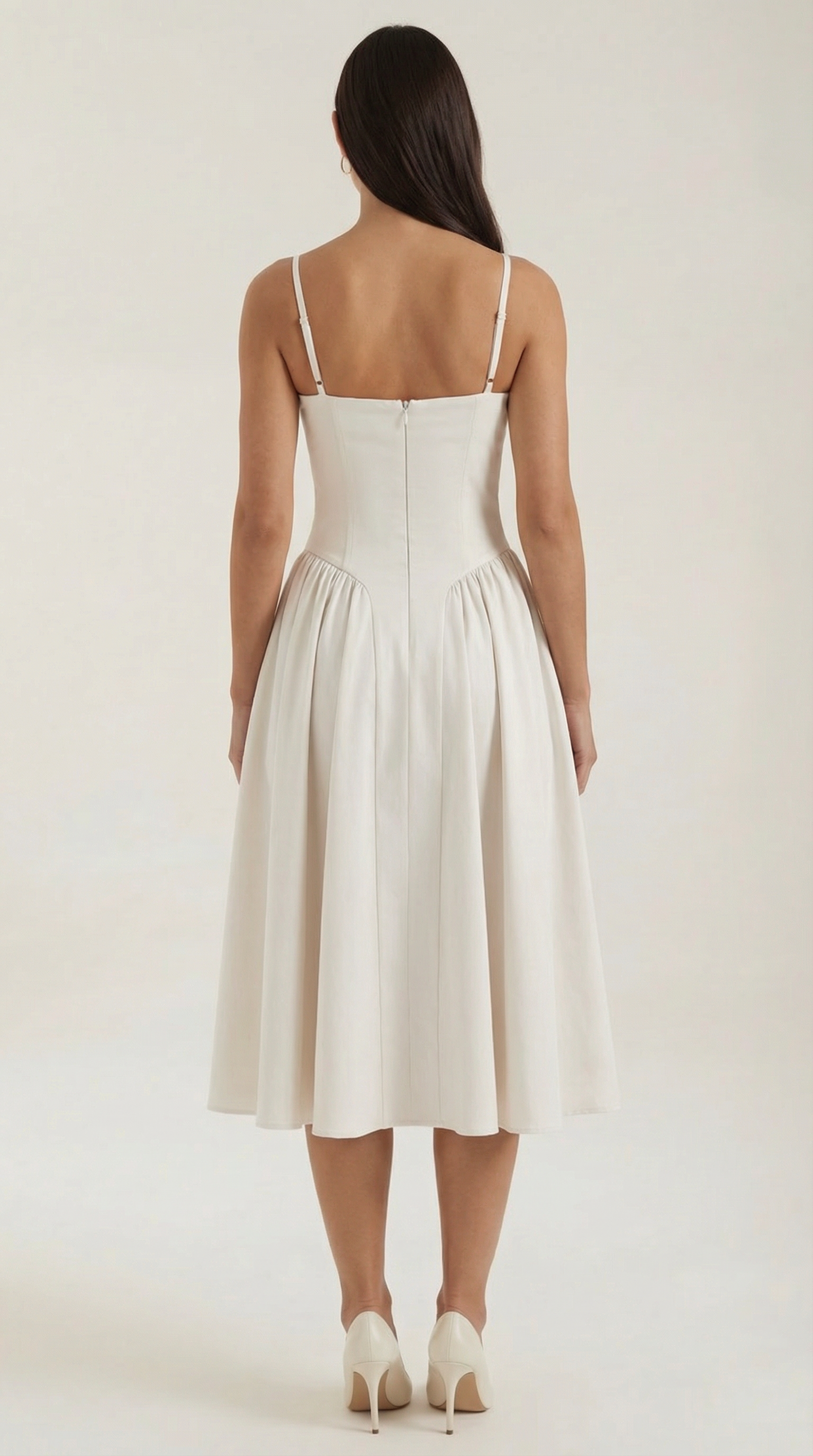 Vestido Midi Odette con Corsé
