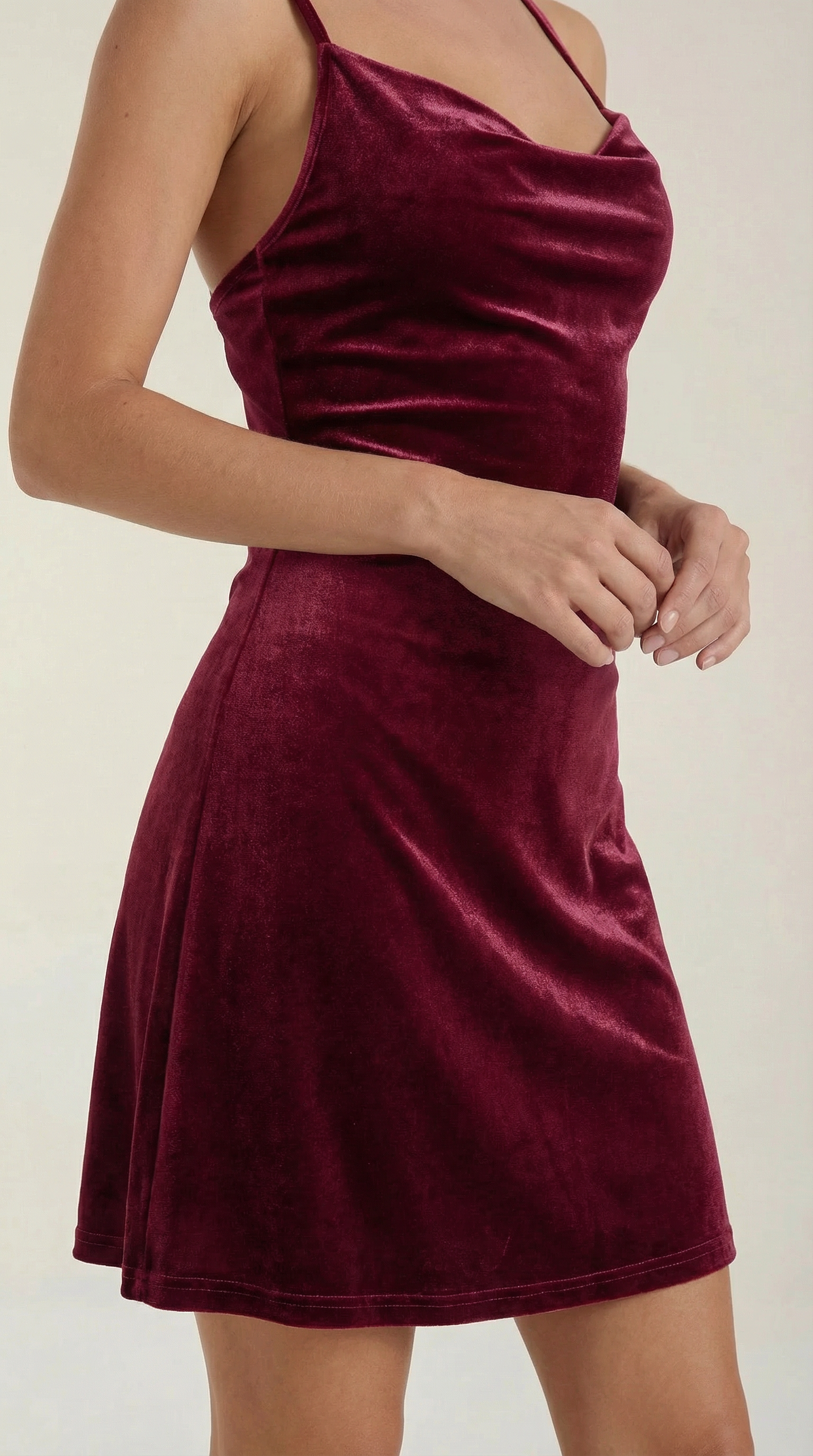 Vestido Mini Olive de Tacto Seda