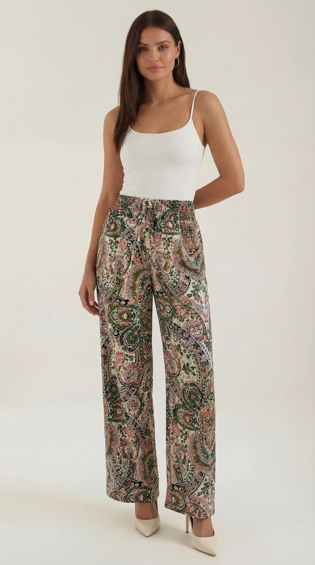 Pantalón Pam con Estampado Paisley
