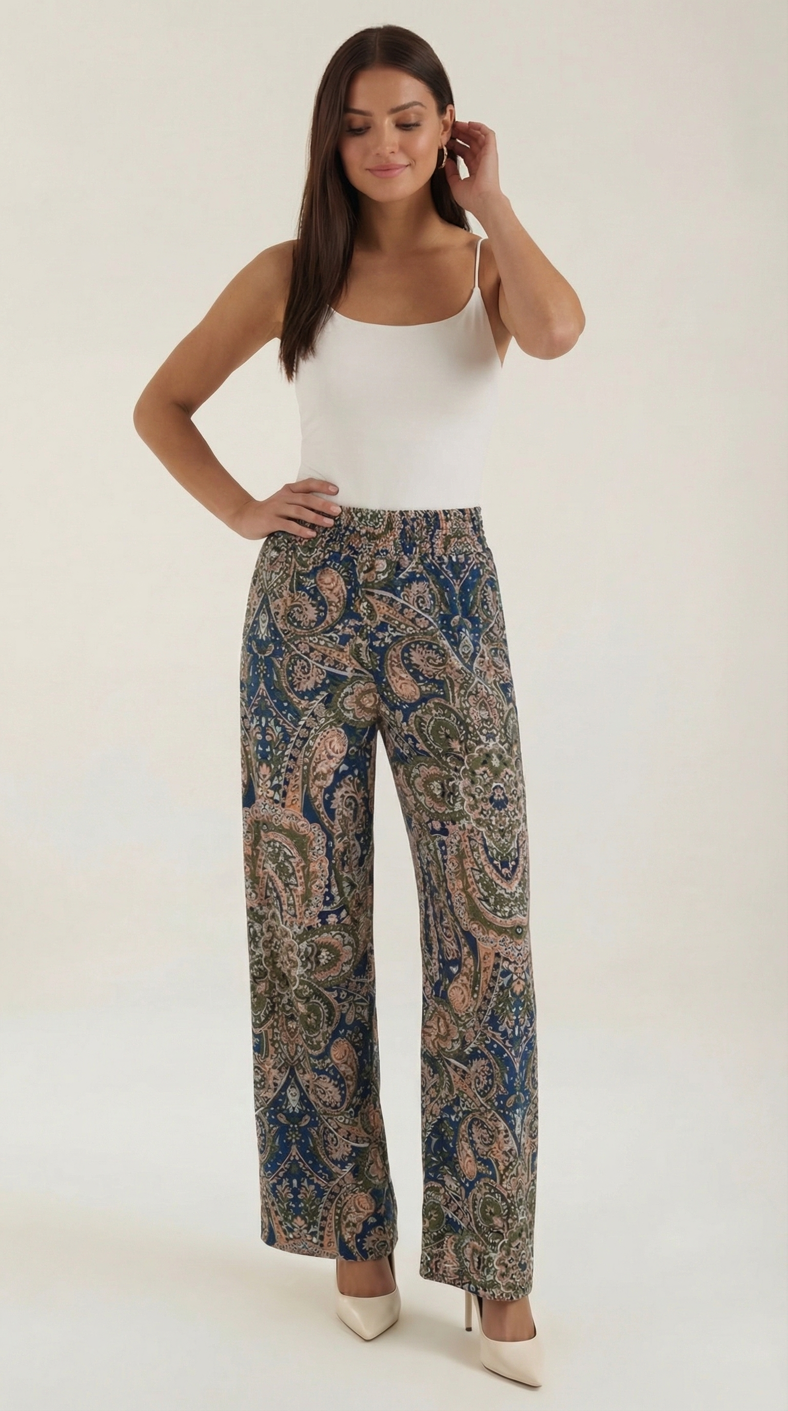 Pantalón Pam con Estampado Paisley