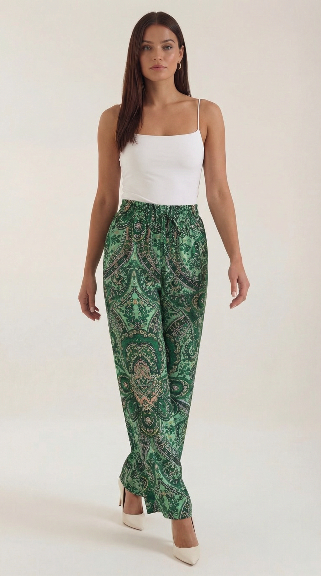 Pantalón Pam con Estampado Paisley