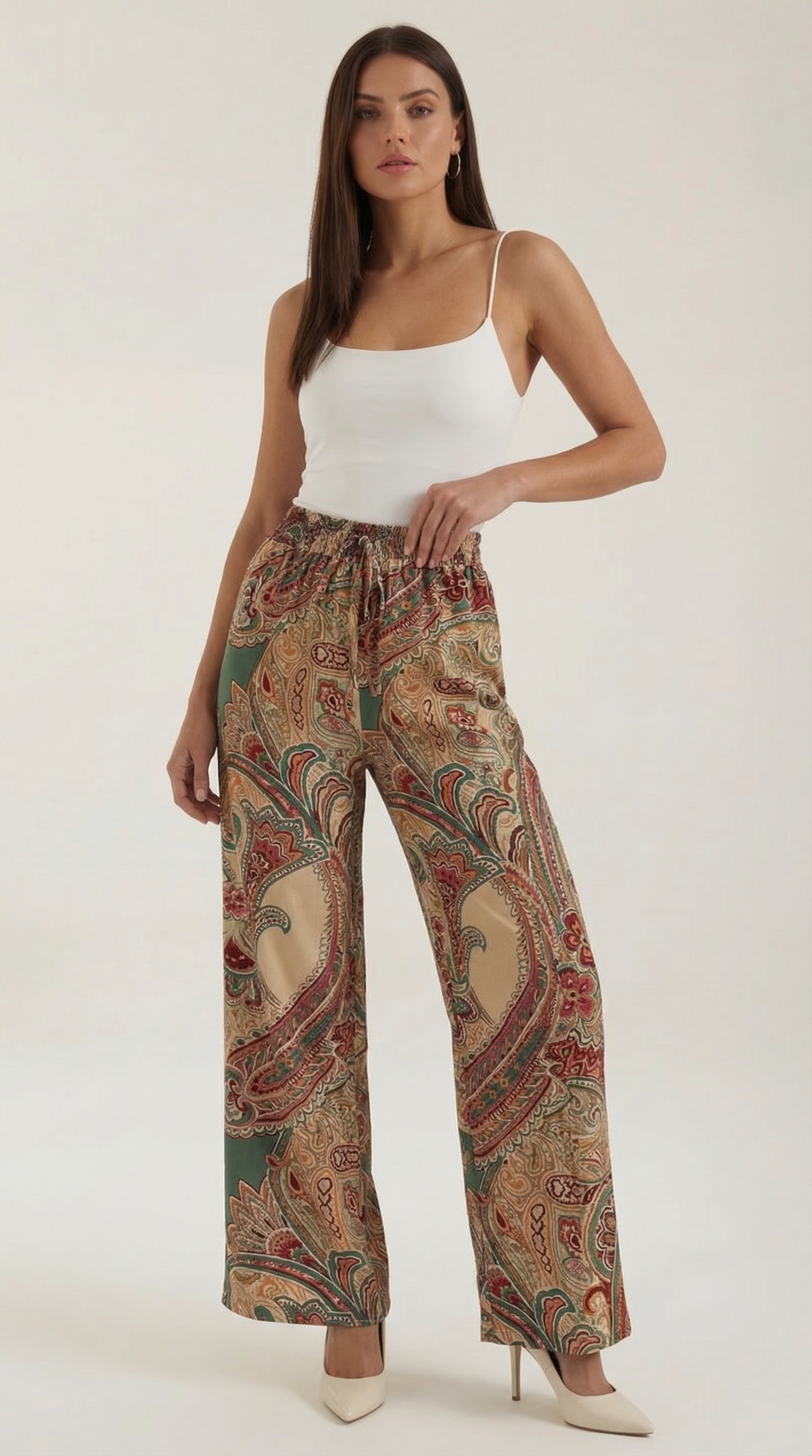 Pantalón Pam con Estampado Paisley