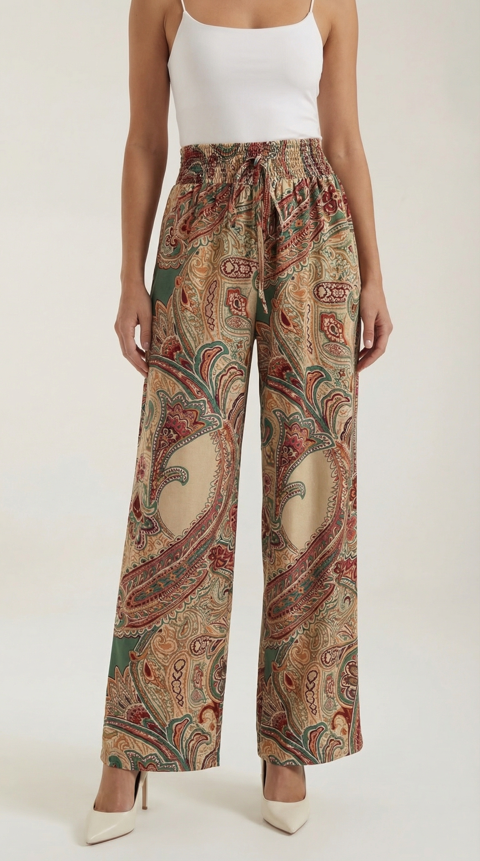 Pantalón Pam con Estampado Paisley