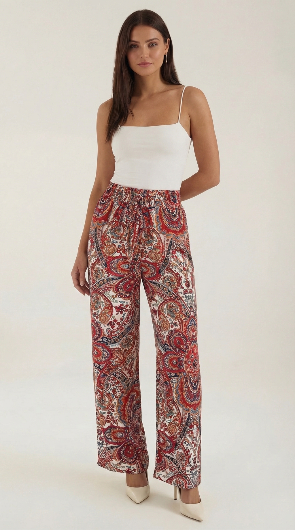 Pantalón Pam con Estampado Paisley