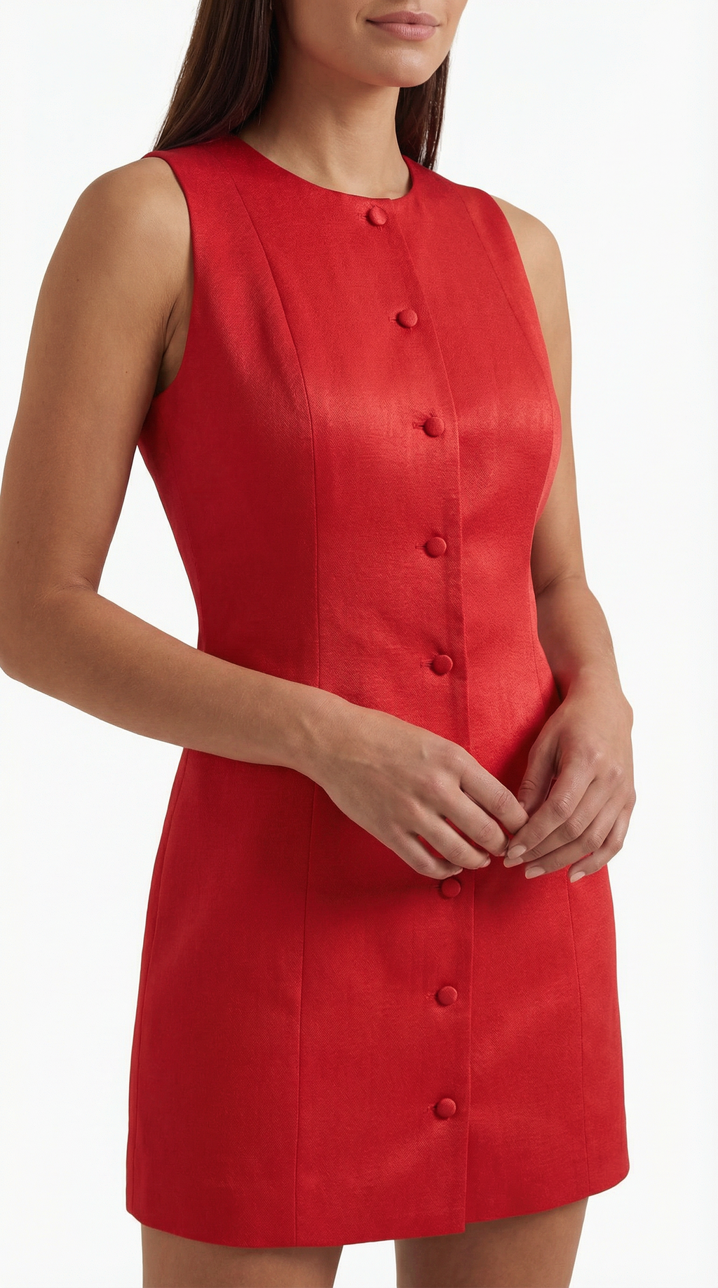 Vestido Mini Patricia con Botonadura Completa