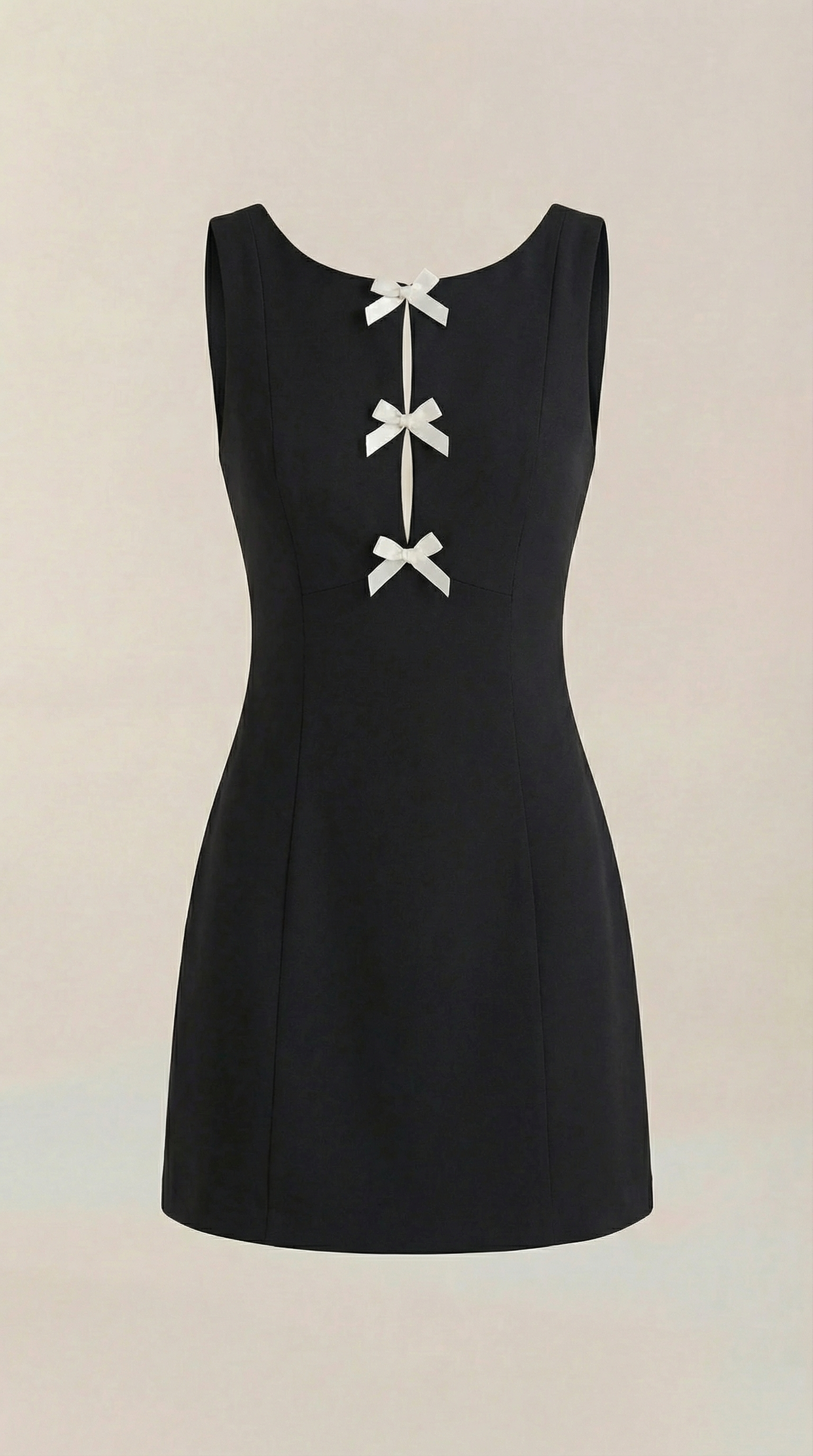 Vestido Mini Priscilla con Detalles de Lazo
