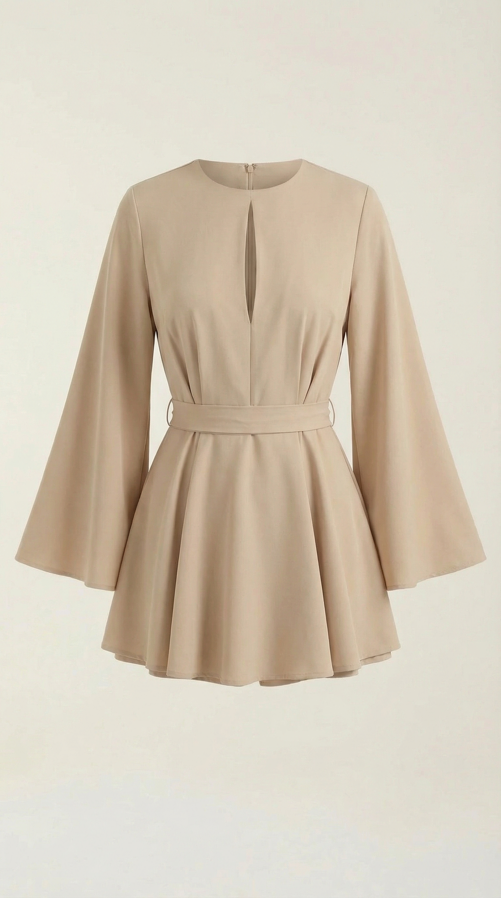 Vestido Mini Serena con Mangas Globo