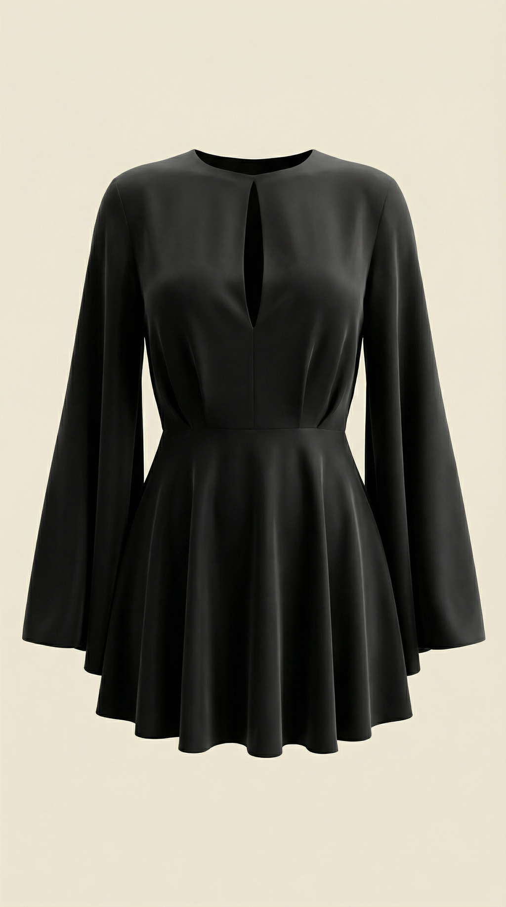 Vestido Mini Serena con Mangas Globo