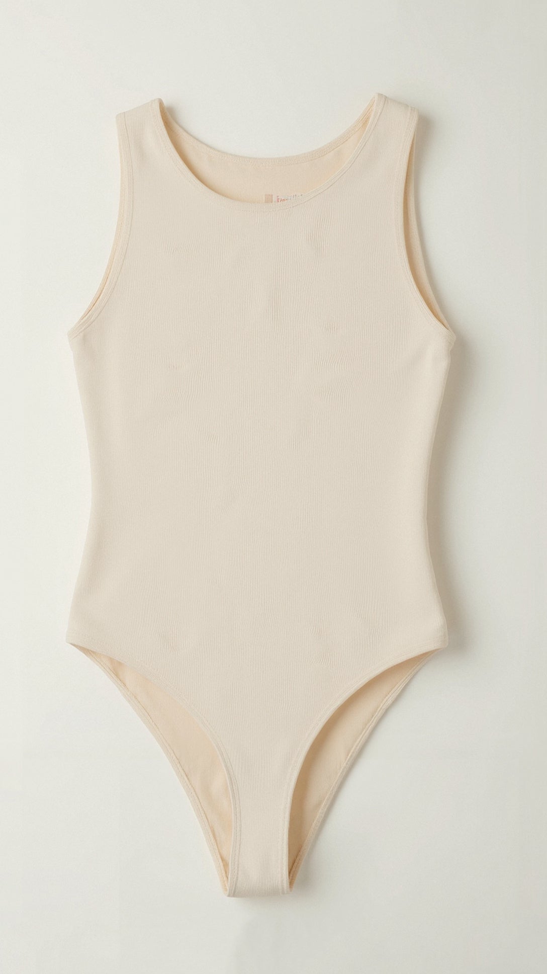 Body Tanga con Cuello Redondo