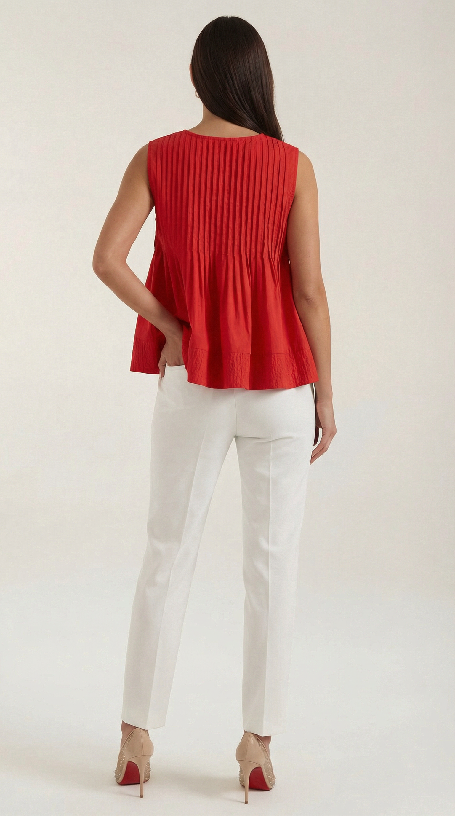 Top Tess con Detalle Plisado