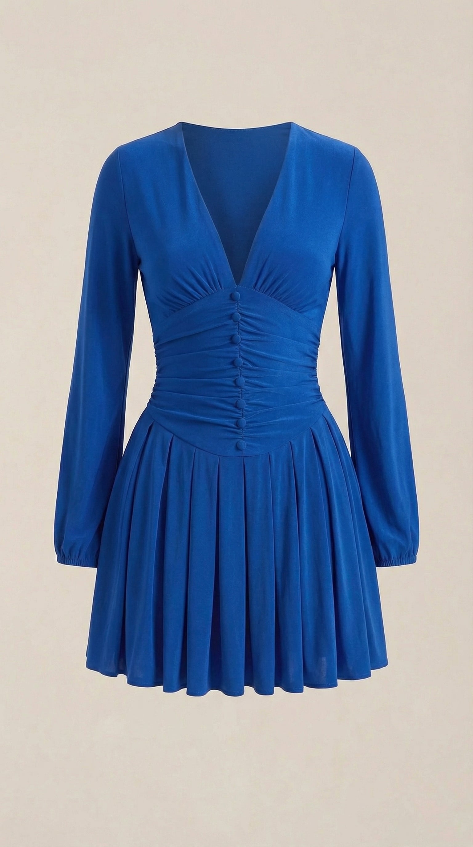 Vestido Mini Tricia con Escote en V