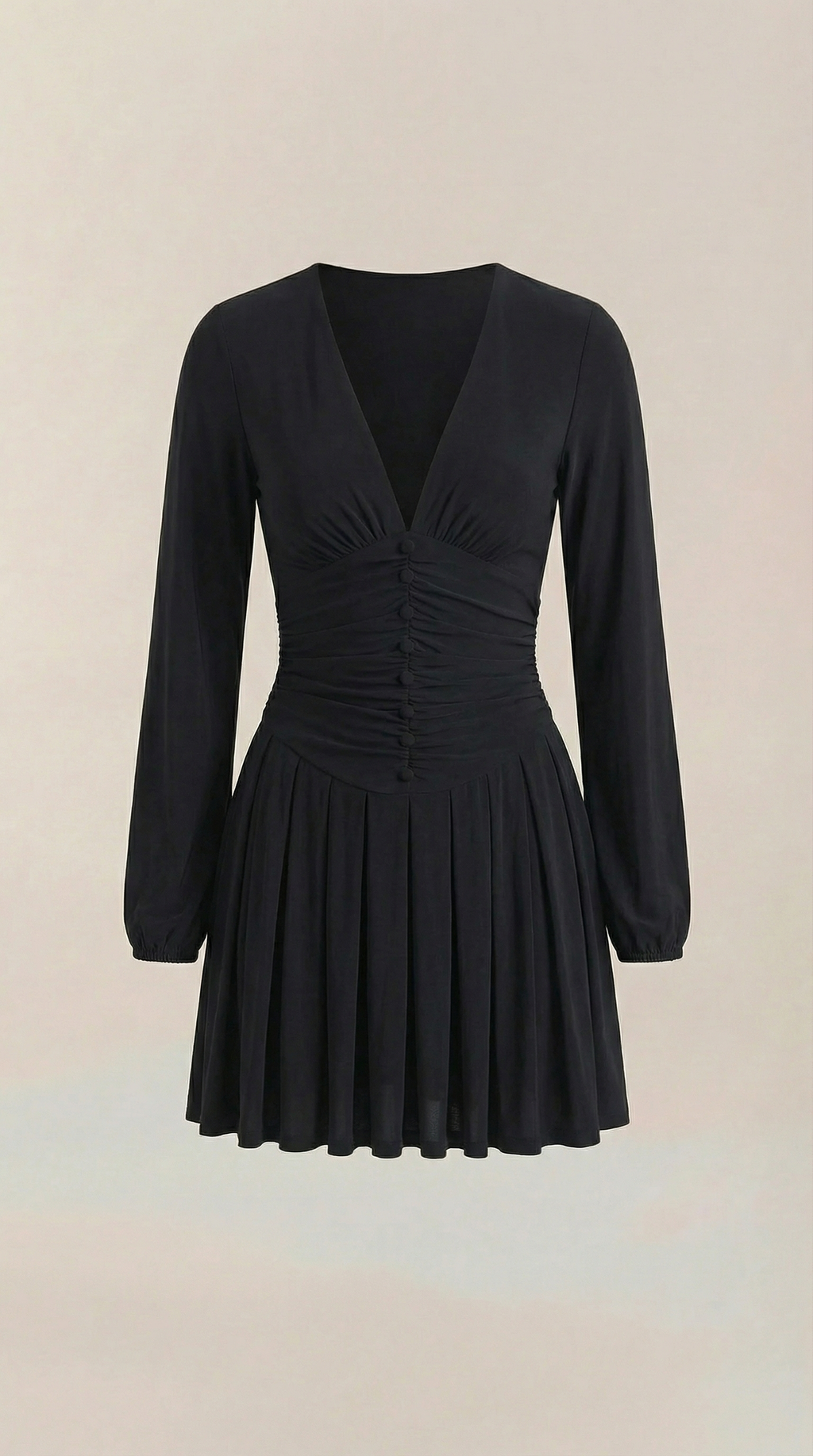 Vestido Mini Tricia con Escote en V
