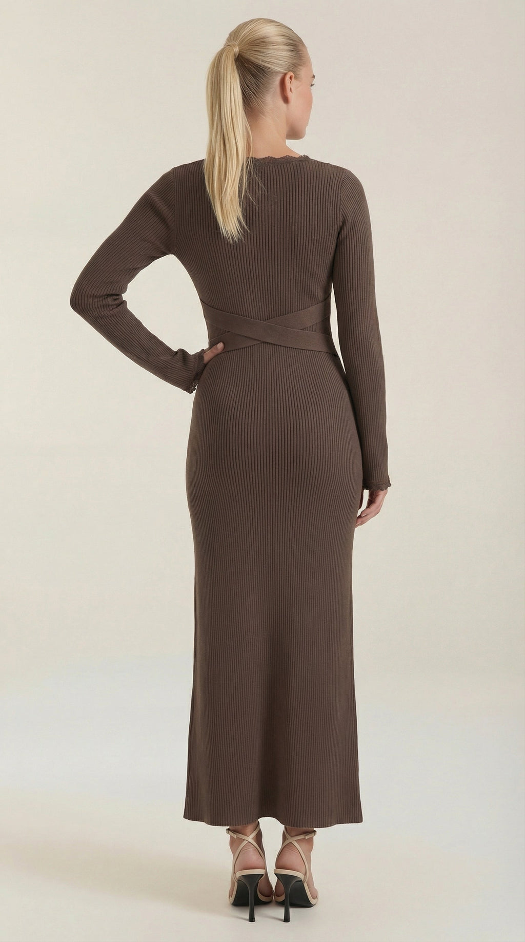 Vestido Maxi Wilma de Punto Canalé