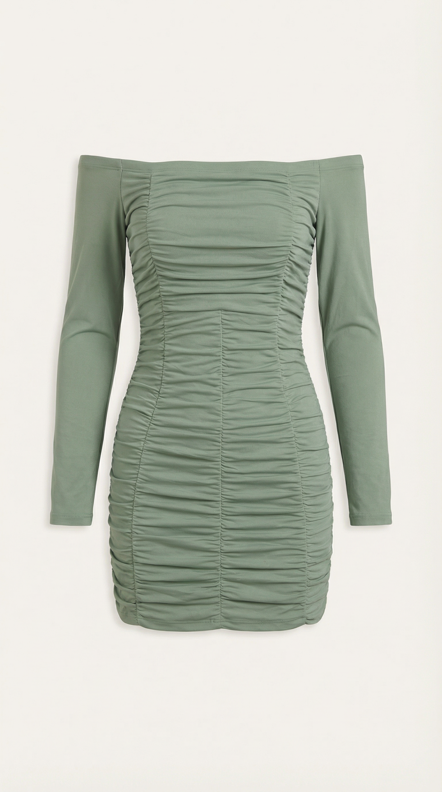 Vestido Mini Yvette con Hombros Descubiertos