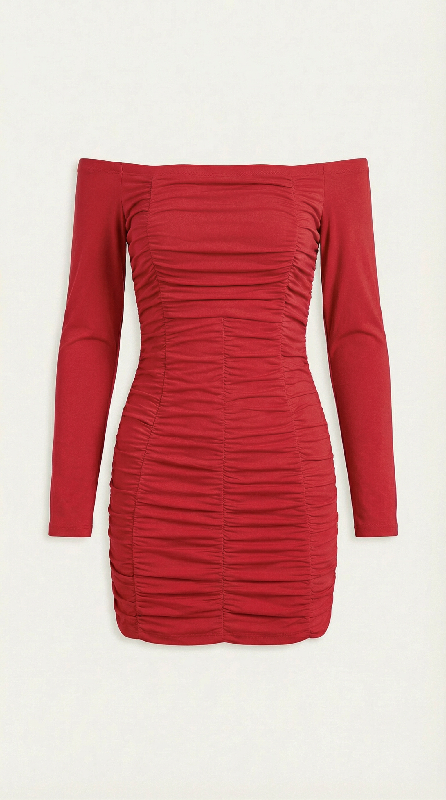 Vestido Mini Yvette con Hombros Descubiertos