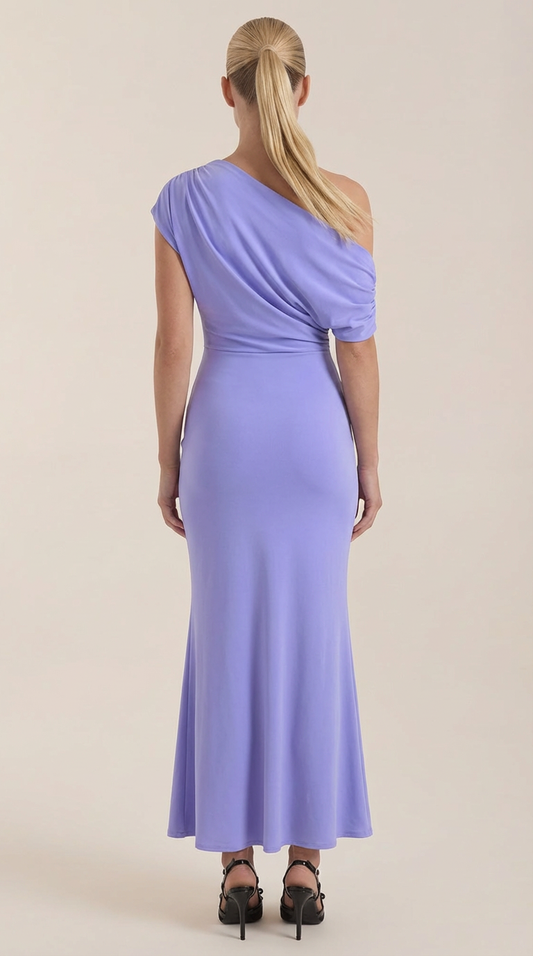 Vestido Maxi Candice de Un Hombro