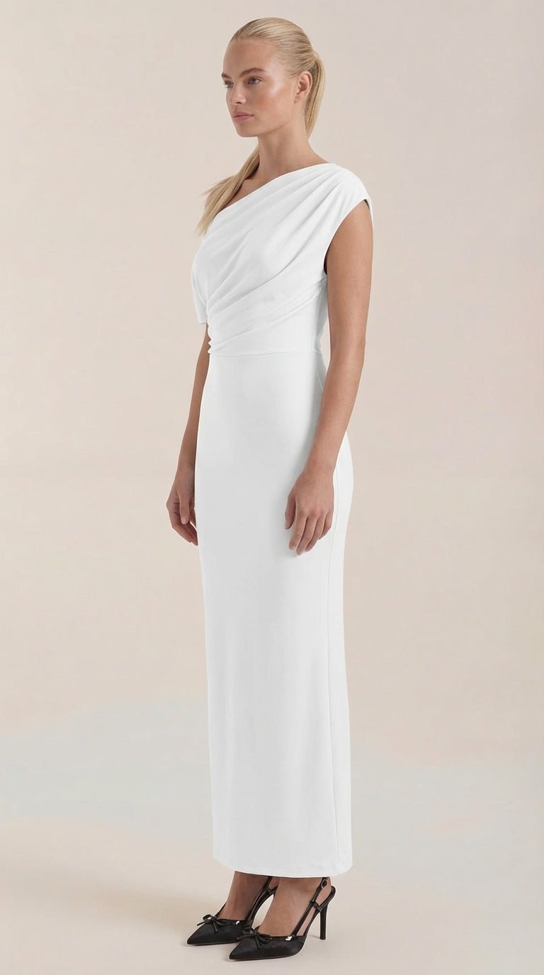 Vestido Maxi Candice de Un Hombro