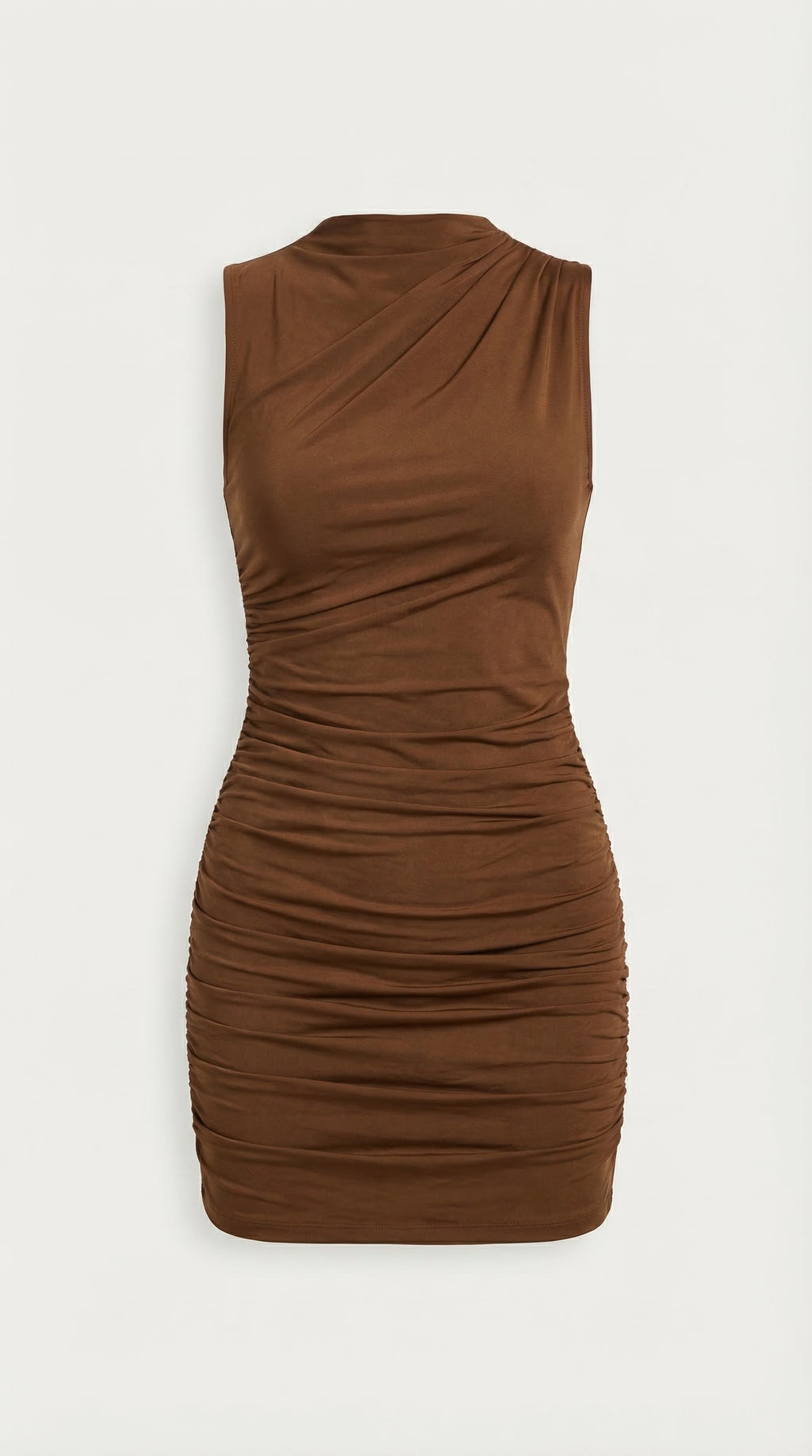Vestido Mini Carmela con Cuello Alto