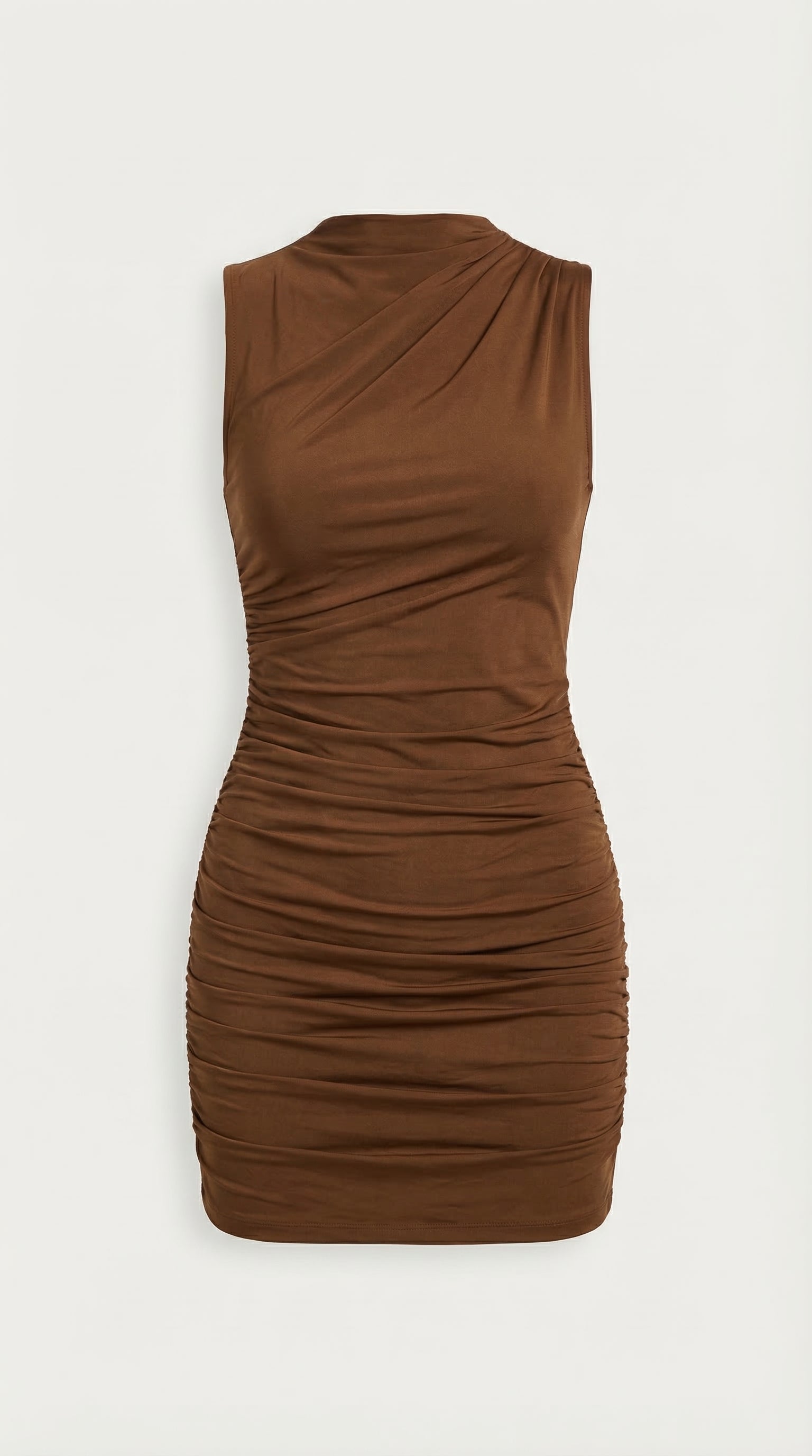 Vestido Mini Carmela con Cuello Alto