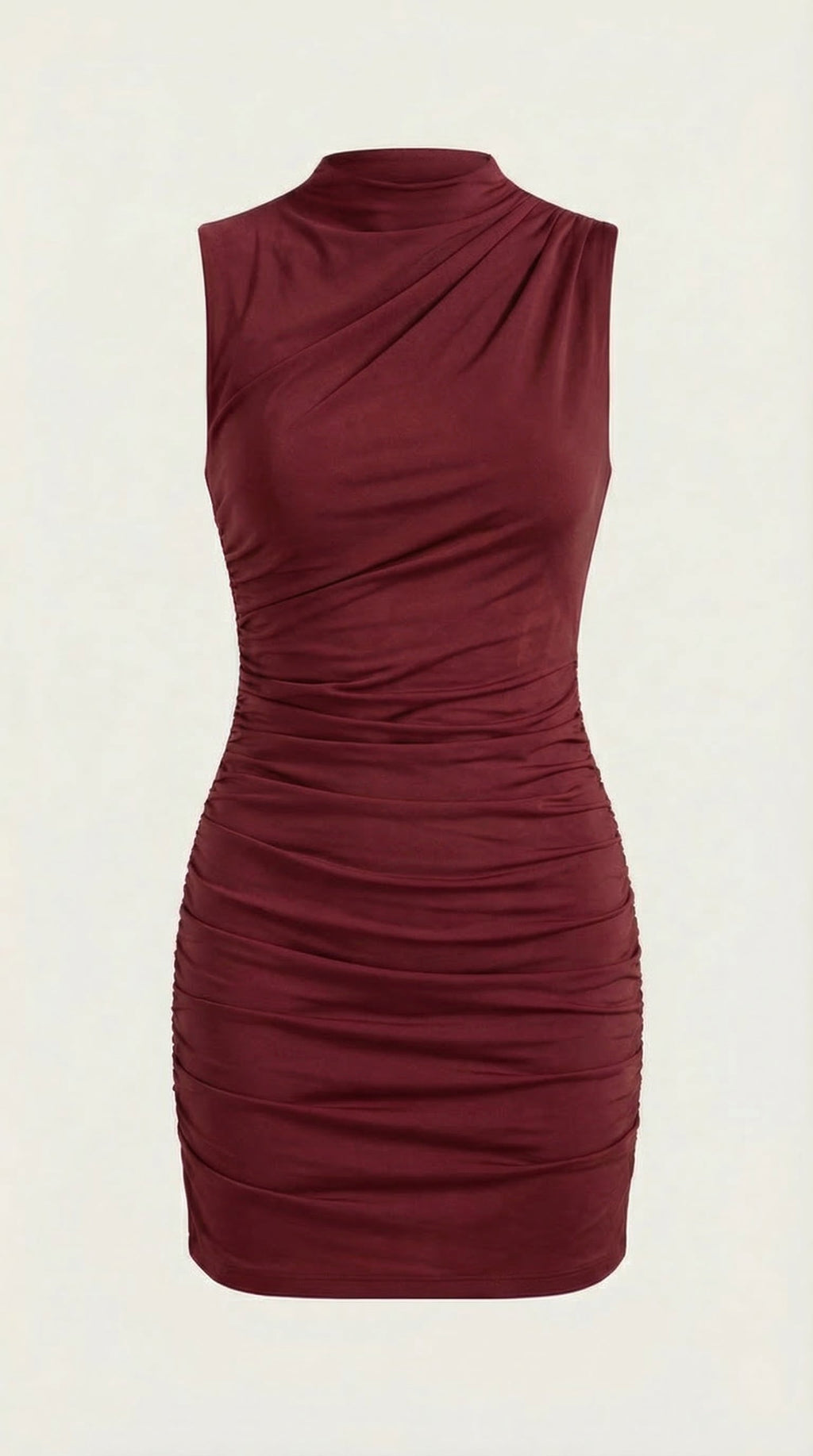 Vestido Mini Carmela con Cuello Alto