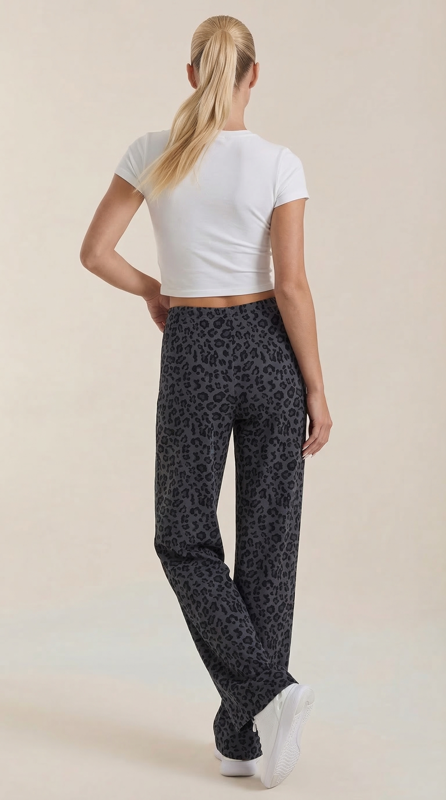 Pantalón Cleo con Estampado Leopardo
