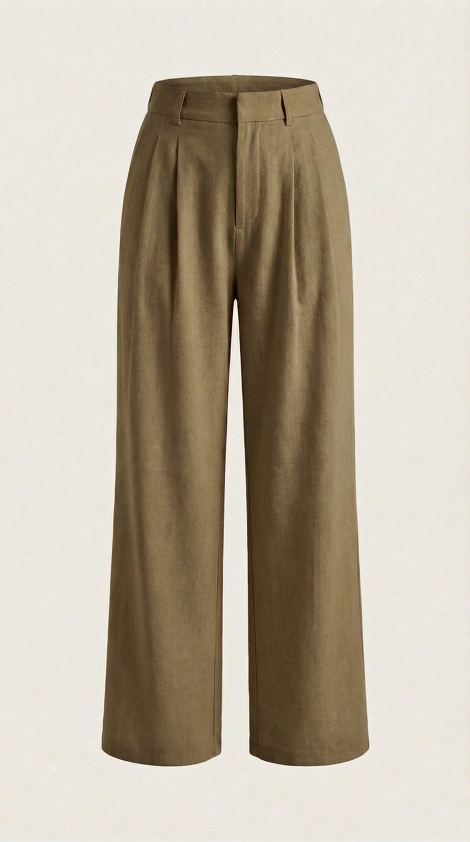 Pantalón Ancho Courtney de Mezcla de Lino