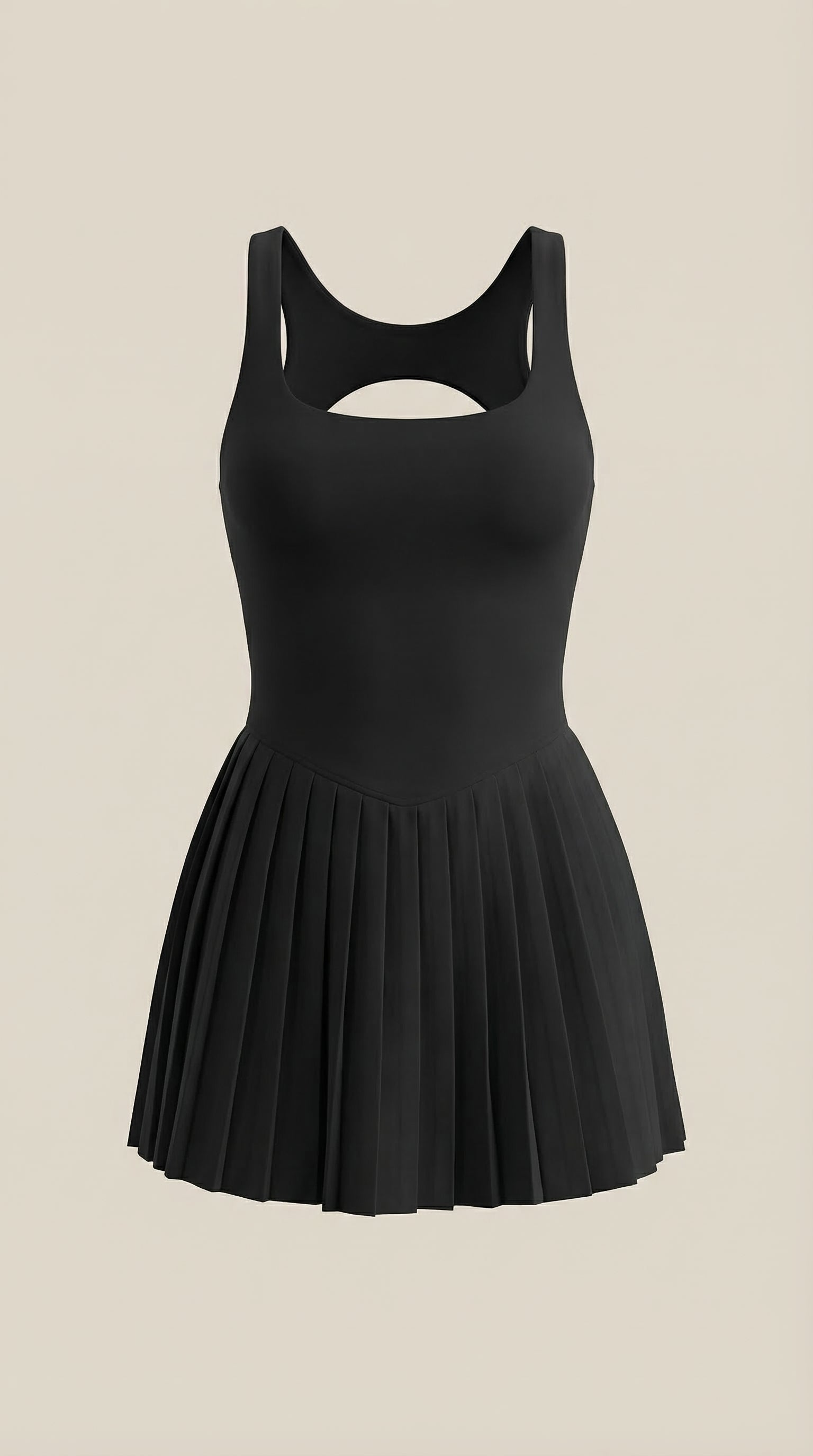 Vestido Mini Deirdre Plisado