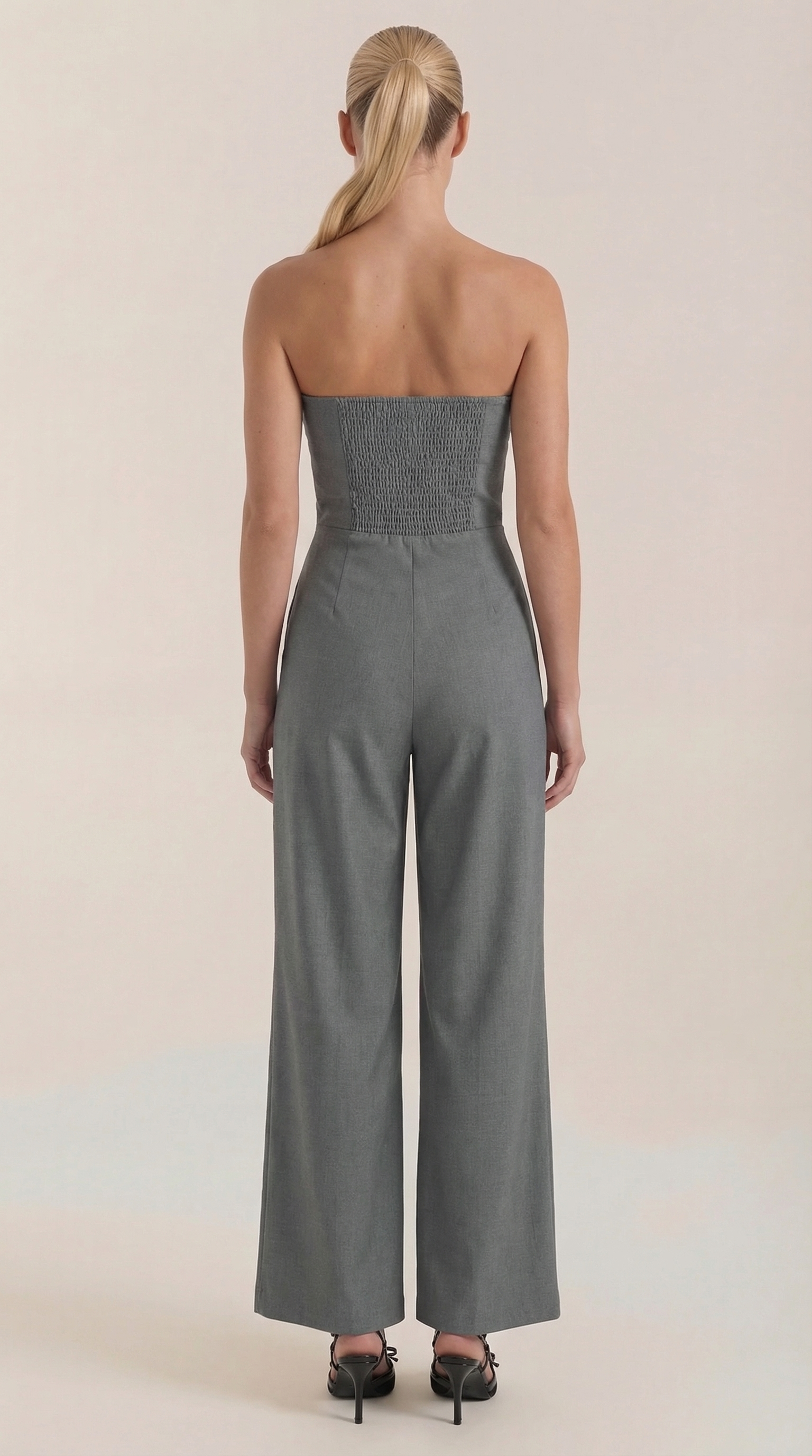 Mono Eliza de Hombros Descubiertos y Pierna Ancha