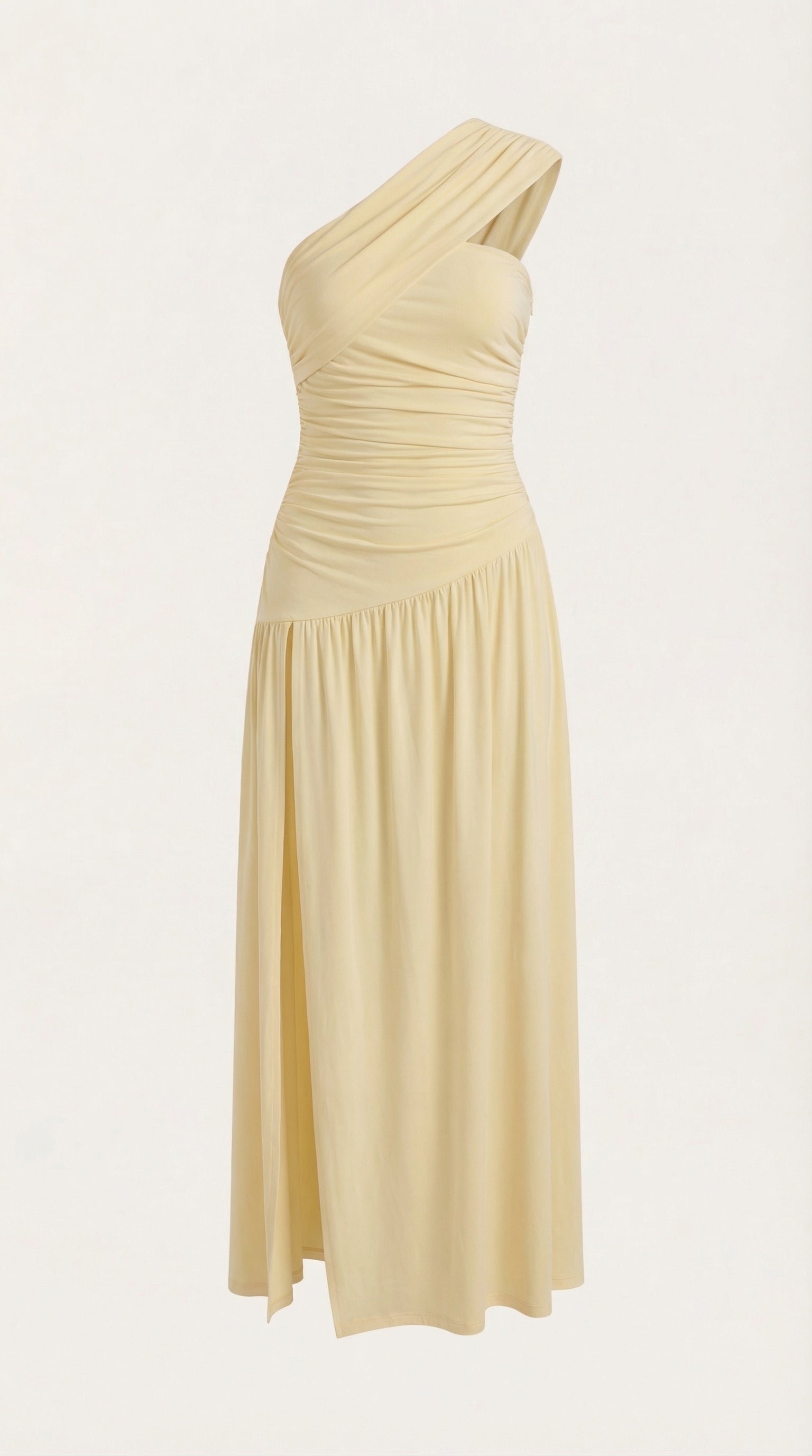 Vestido Maxi Enid con Tirante de Un Hombro