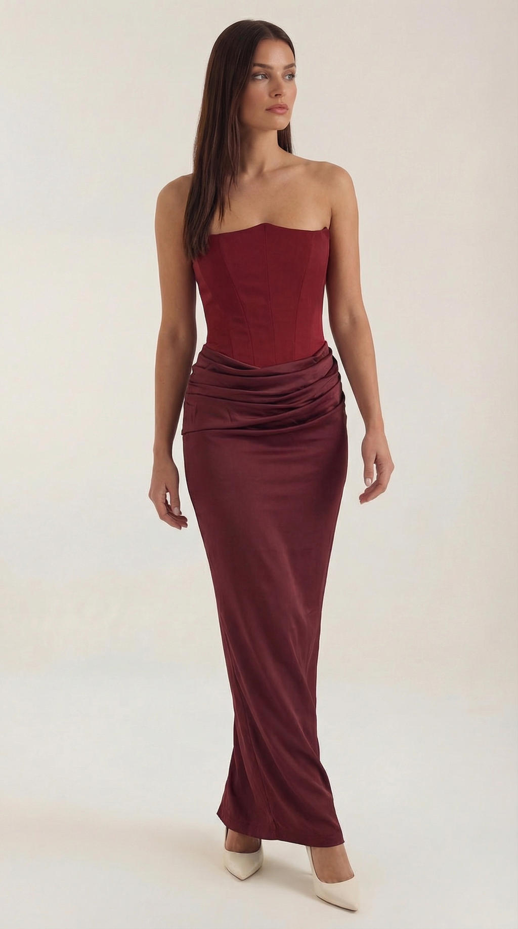 Vestido Maxi Fiorella con Corsé