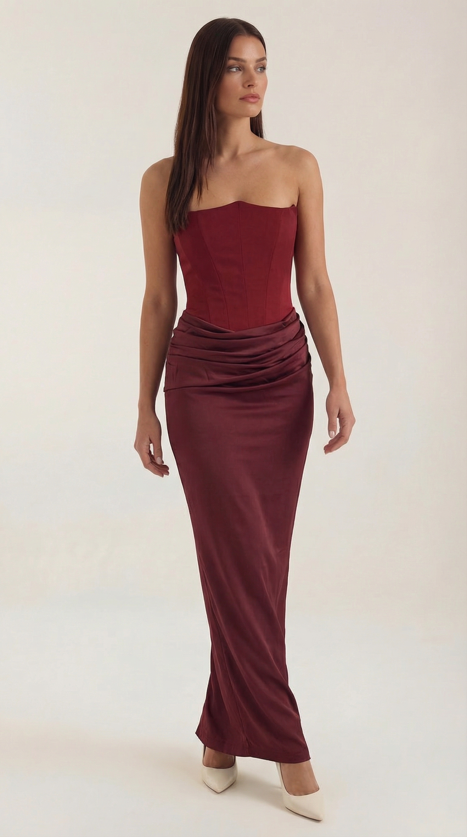 Vestido Maxi Fiorella con Corsé