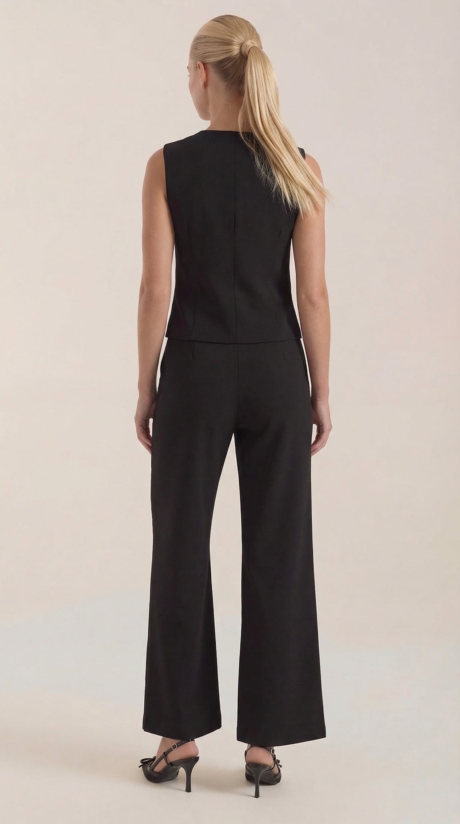 Conjunto Ginger de Chaleco Entallado y Pantalón